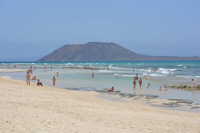 Hotel Burbuja en Fuerteventura, fotografía de la Isla de Los Lobos