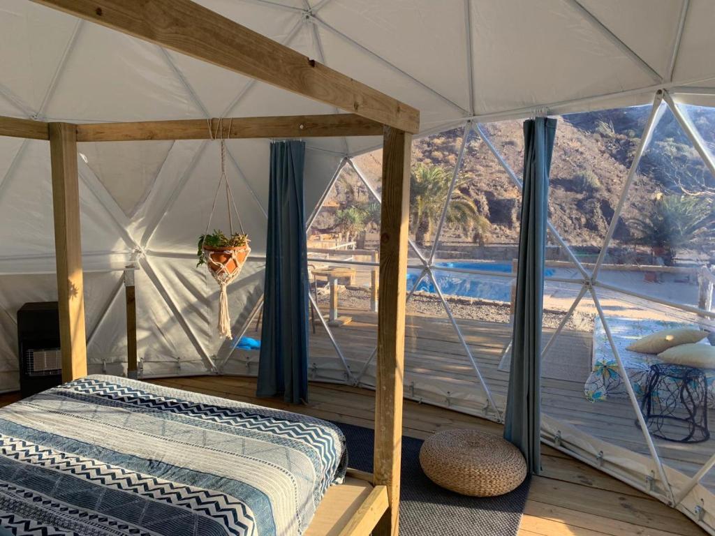 Hotel Burbuja Gran Canaria dormitorio