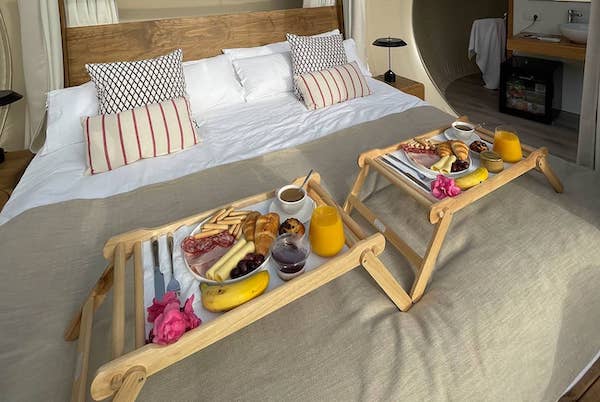 Hotel Burbuja La Gomera Bahía de Ávalos vista desayuno