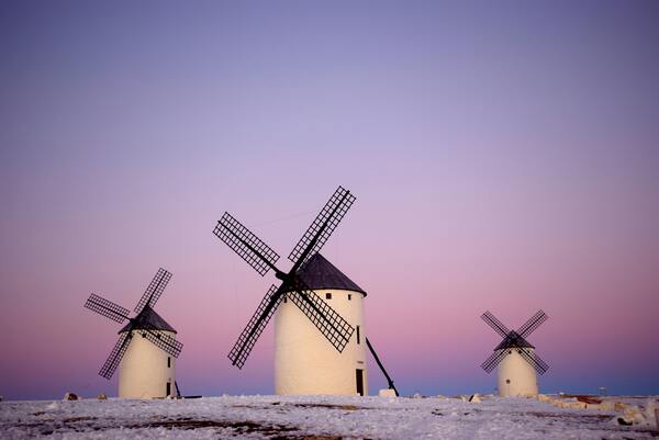 Hoteles Burbuja en Ciudad Real, vista molinos